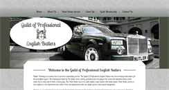 Desktop Screenshot of guildofbutlers.com