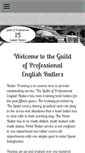 Mobile Screenshot of guildofbutlers.com